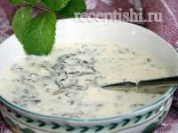 Овдух (холодный кисло-молочный суп с телятиной)