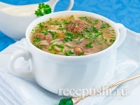 Кололик (рисовый суп с фрикадельками)